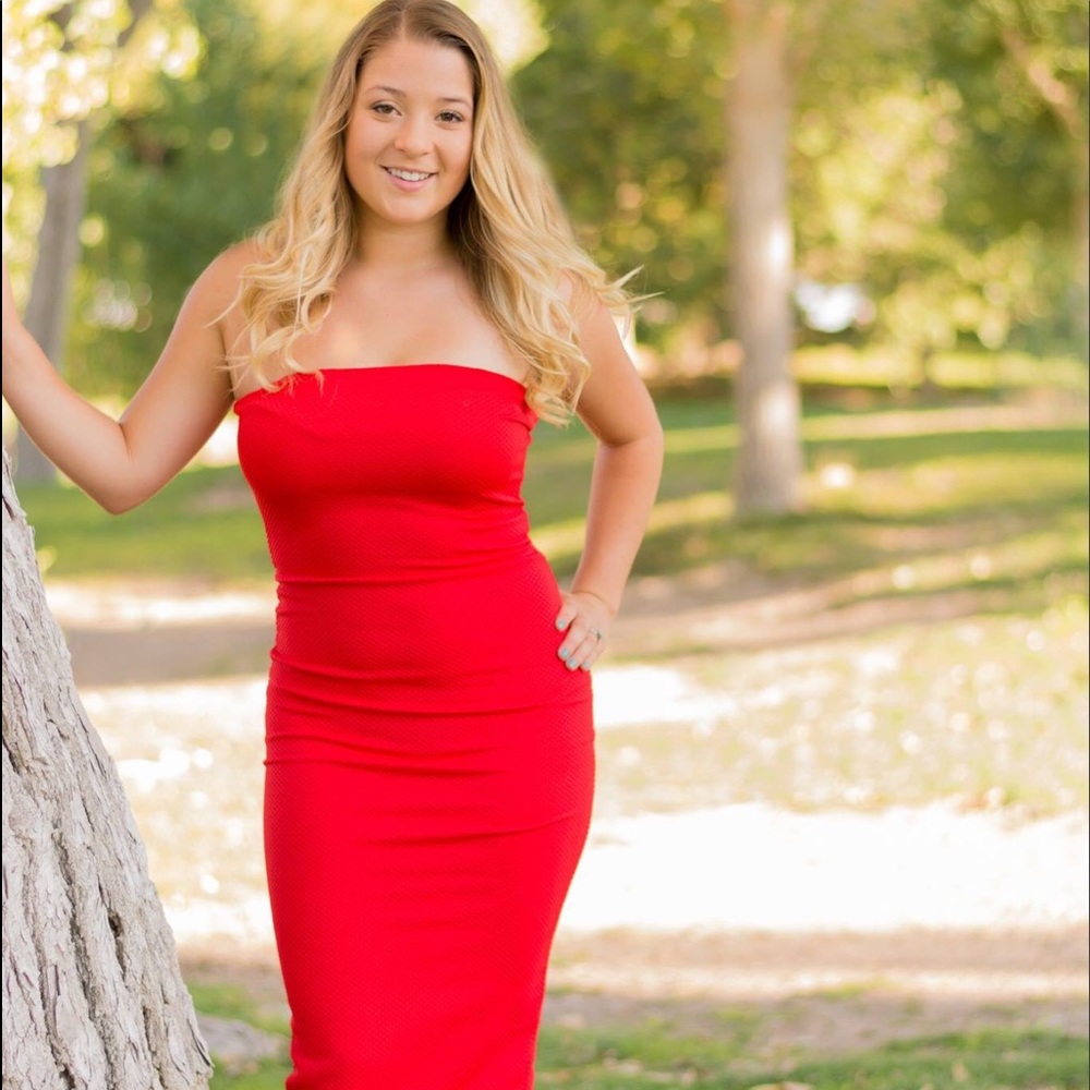STRAPLESS DRESS - Picture 2 of 2
