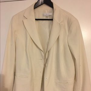 Cream blazer