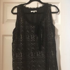 SOLD - CAbi ... Like New Laced Tunic