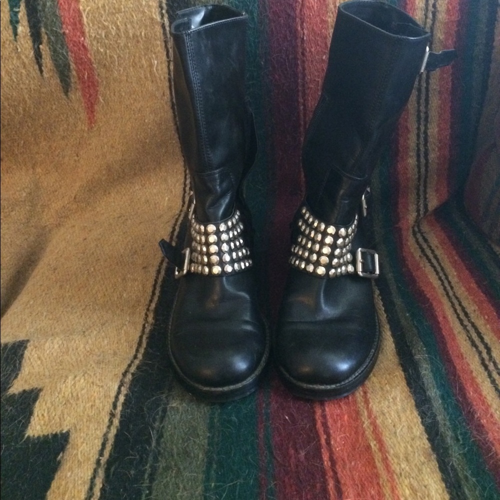 BCBGeneration Leather studded boots