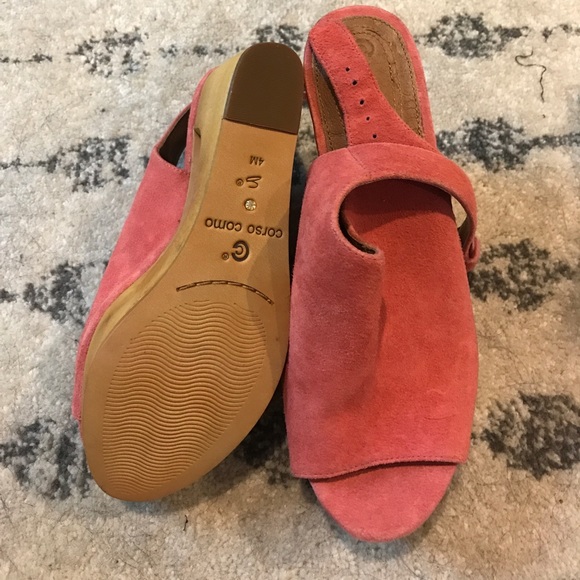 Corso Como Pink Wedges - Picture 4 of 5
