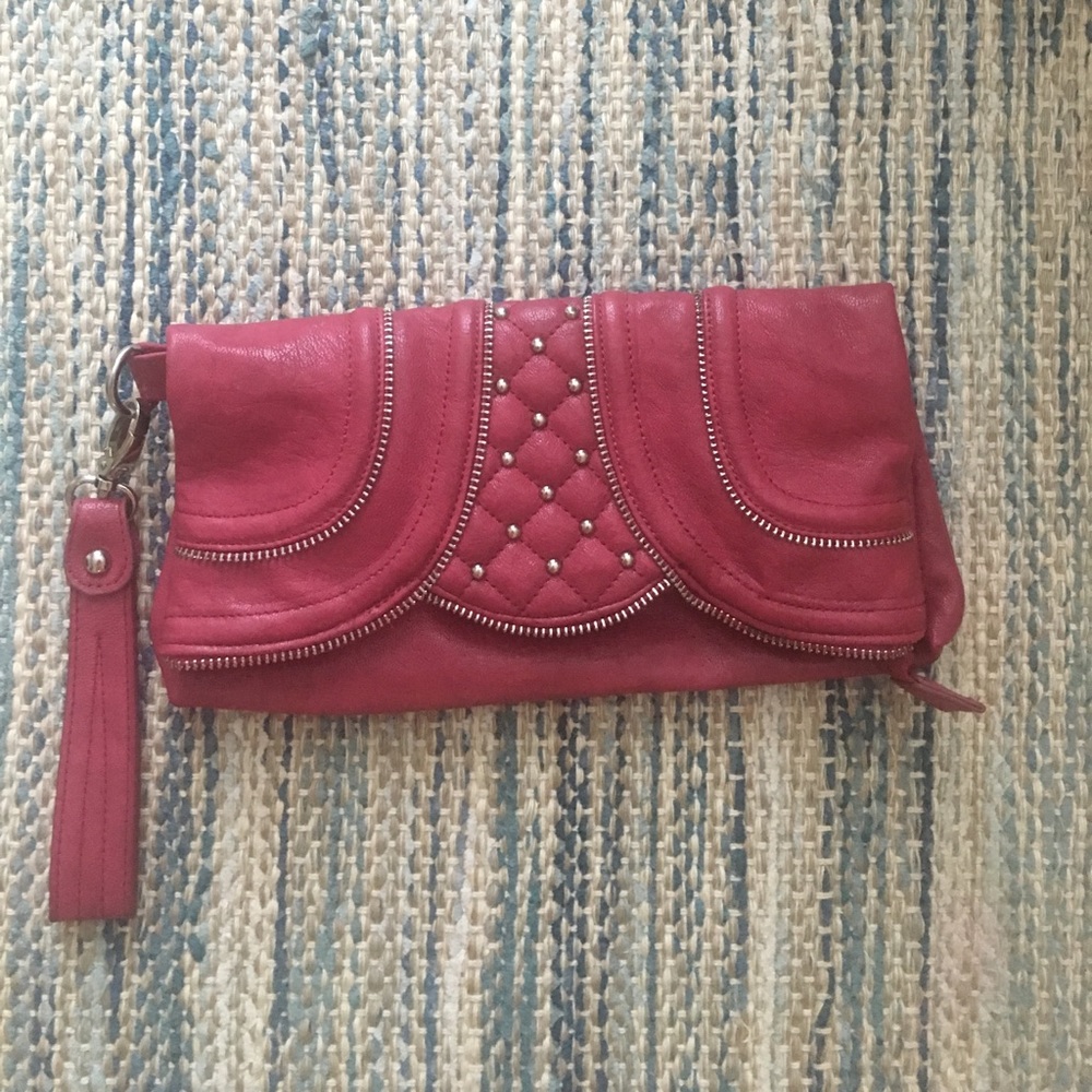 Pink Studded Handbag