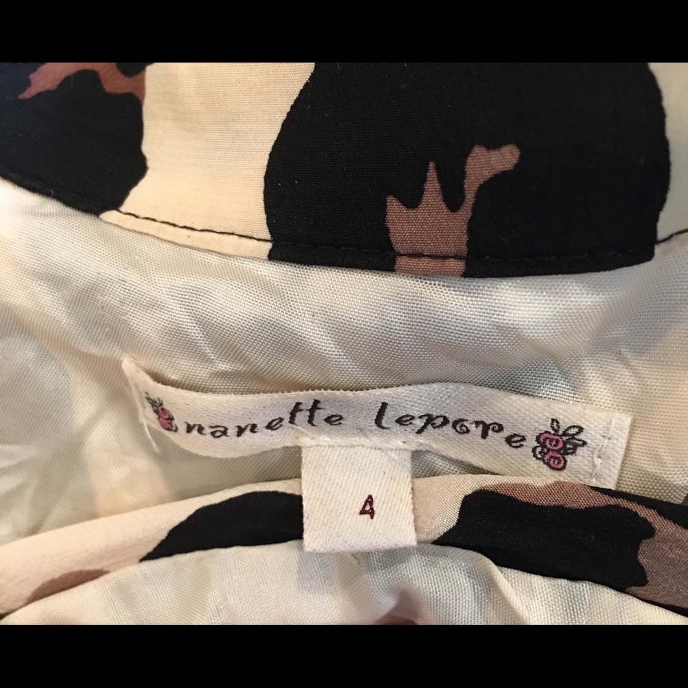 Nanette Lepore Silk Animal Print Dress - Picture 5 of 5