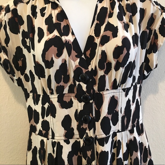 Nanette Lepore Silk Animal Print Dress - Picture 2 of 5