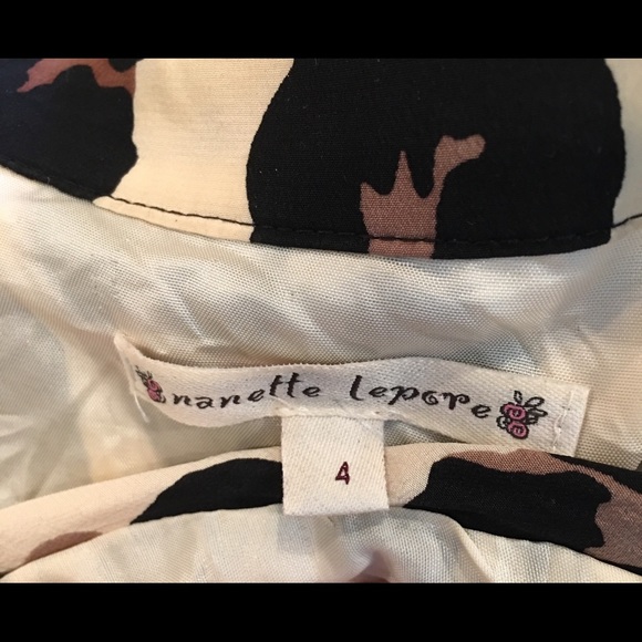 Nanette Lepore Silk Animal Print Dress - Picture 5 of 5