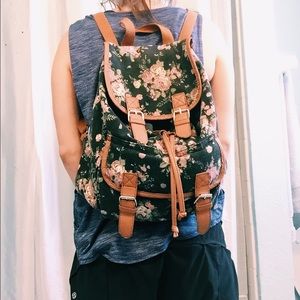 Floral backpack