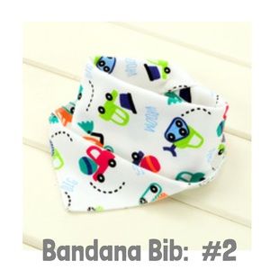 Bandana Bib For Baby (Trucks)