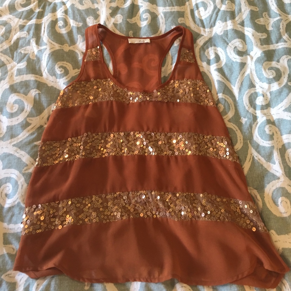 Lush striped tank