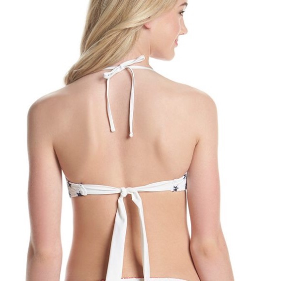 Navy/White Star Crochet Swim Top - Picture 2 of 4