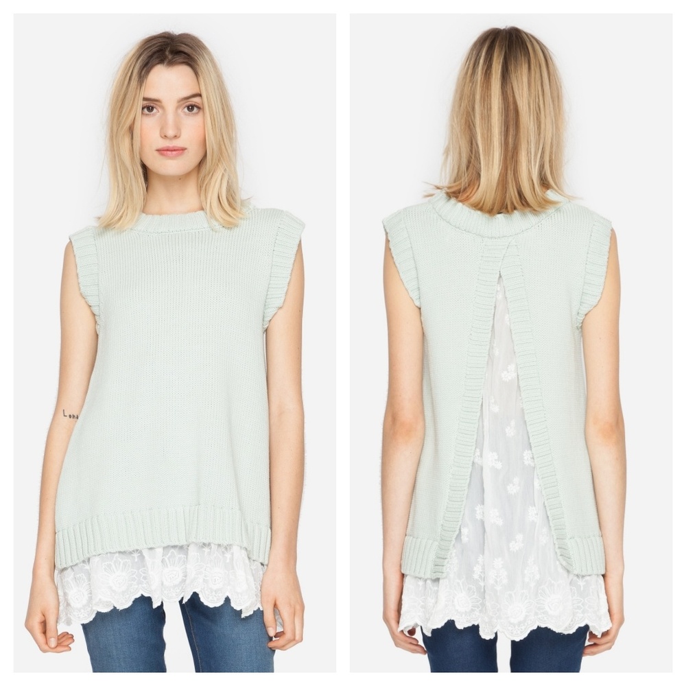 Johnny Was 4 Love & Liberty Mint Sweater