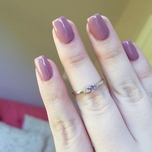 Amethyst Stacking Ring