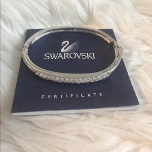Swarovski Channel- Set Bangle Bracelet