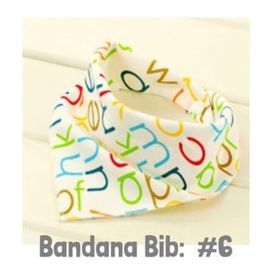 Bandana Bib For Baby (Alphabet)