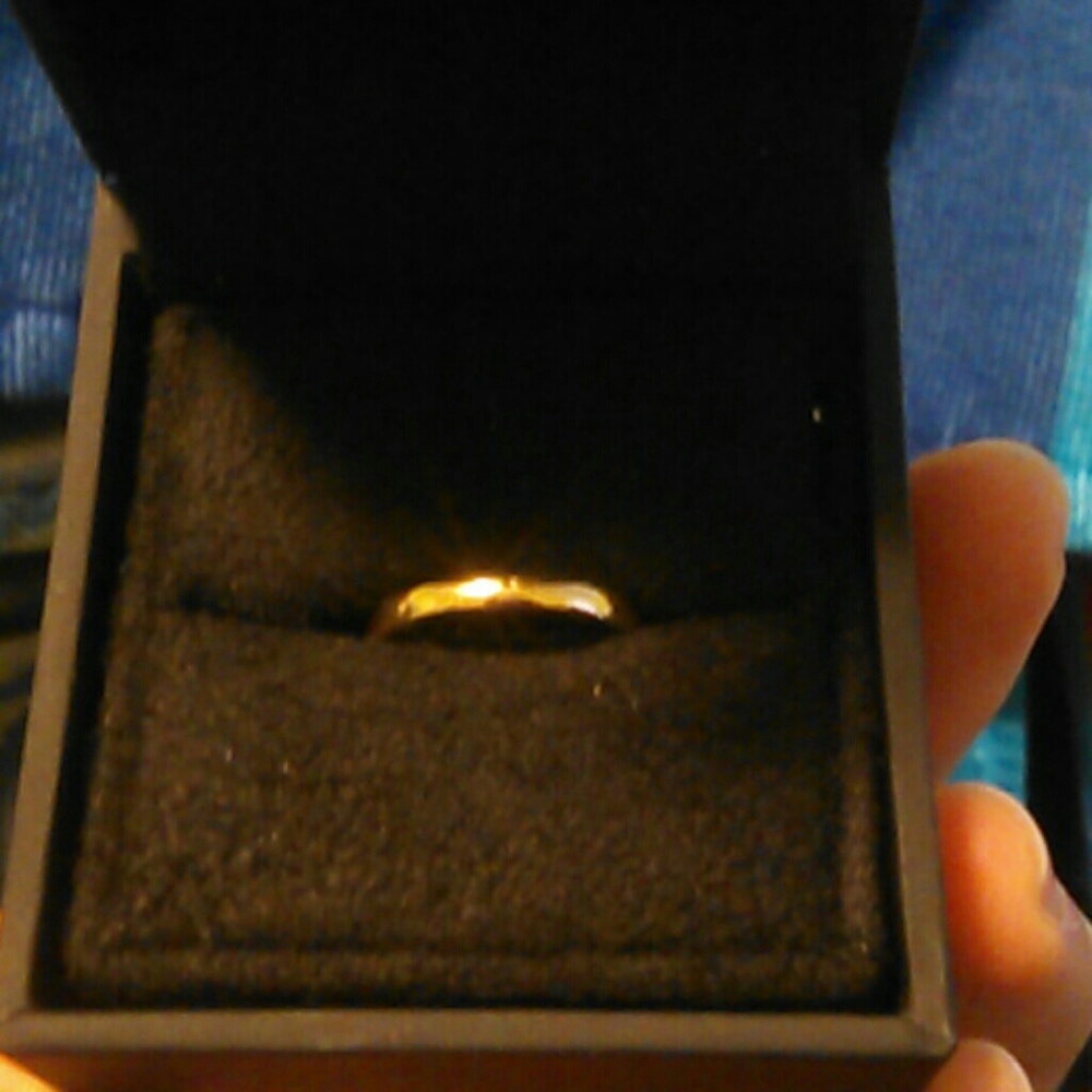 10k solid gold wedding band Final price!!!!!