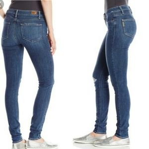 Jean Skinny Paige 'Verdugo' Détruit Cheville - Taille 28, Neuf Avec étiquette, Made In USA