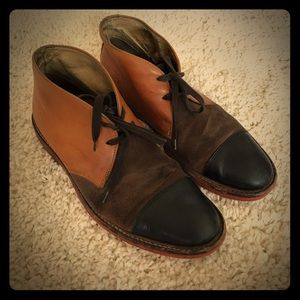 Barney's Co-Op Leather & Suede Chukka Boot