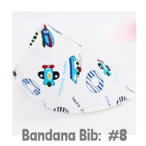 Bandana Bib For Baby (Blue Transportation)
