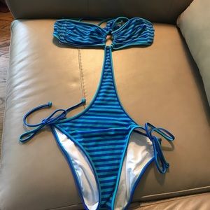 Victoria's Secret Striped Monokini