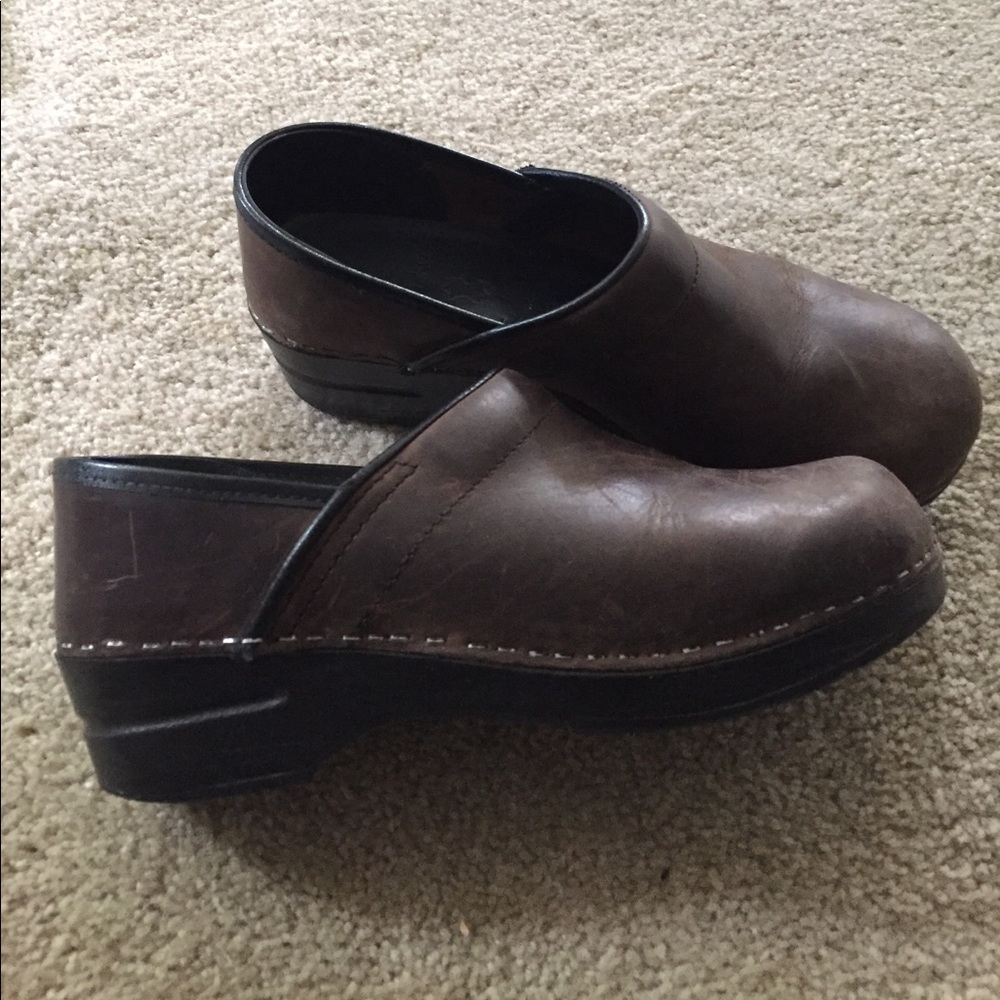 Dansko Leather Clogs