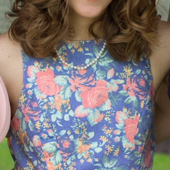 Modcloth Floral Skater Dress - Picture 4 of 4