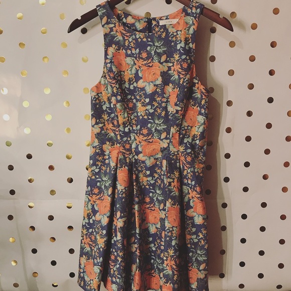 Modcloth Floral Skater Dress - Picture 2 of 4