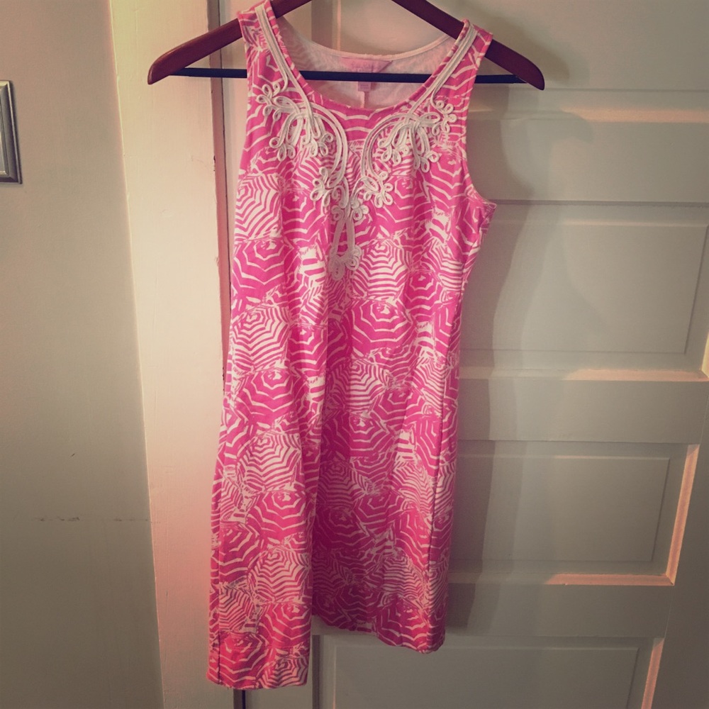 Lilly Pulitzer Pink Umbrella Dress