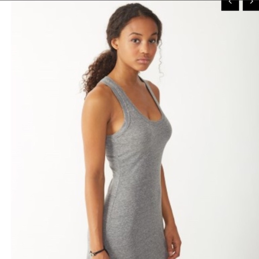 Alternative Apparel Eco Maxi Dress Light Grey S