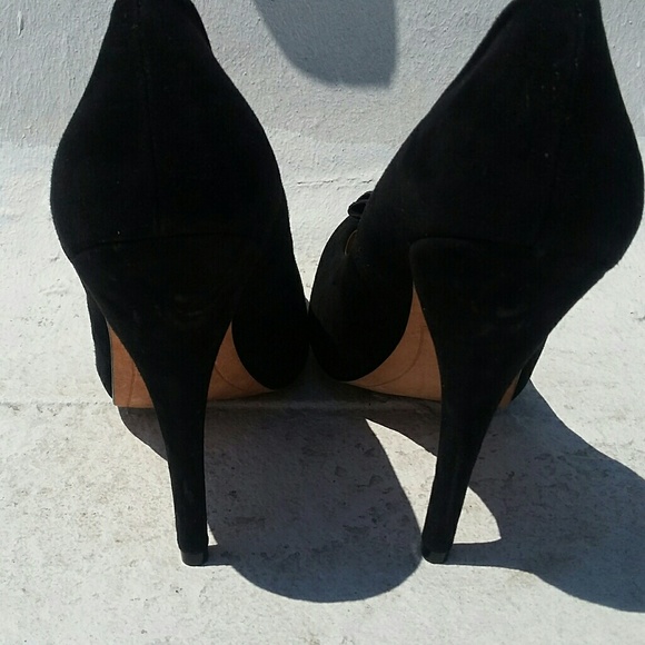 JOAN & DAVID BLACK SUEDE VALERIA PUMPS SZ 8.5 - Picture 8 of 8