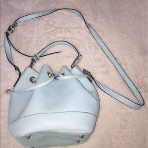 MERONA BABY BLUE PURSE W/ DRAWSTRINGS