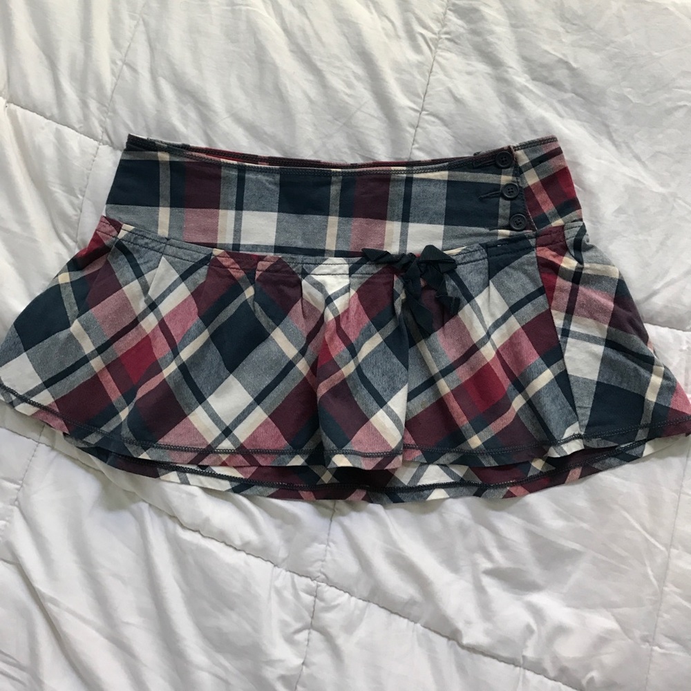 Kids plaid skirt