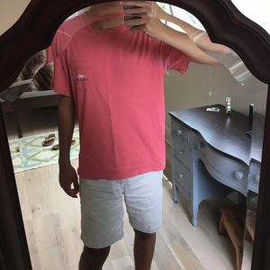 Vineyard Vines Reddish-Pink Pocket Tee