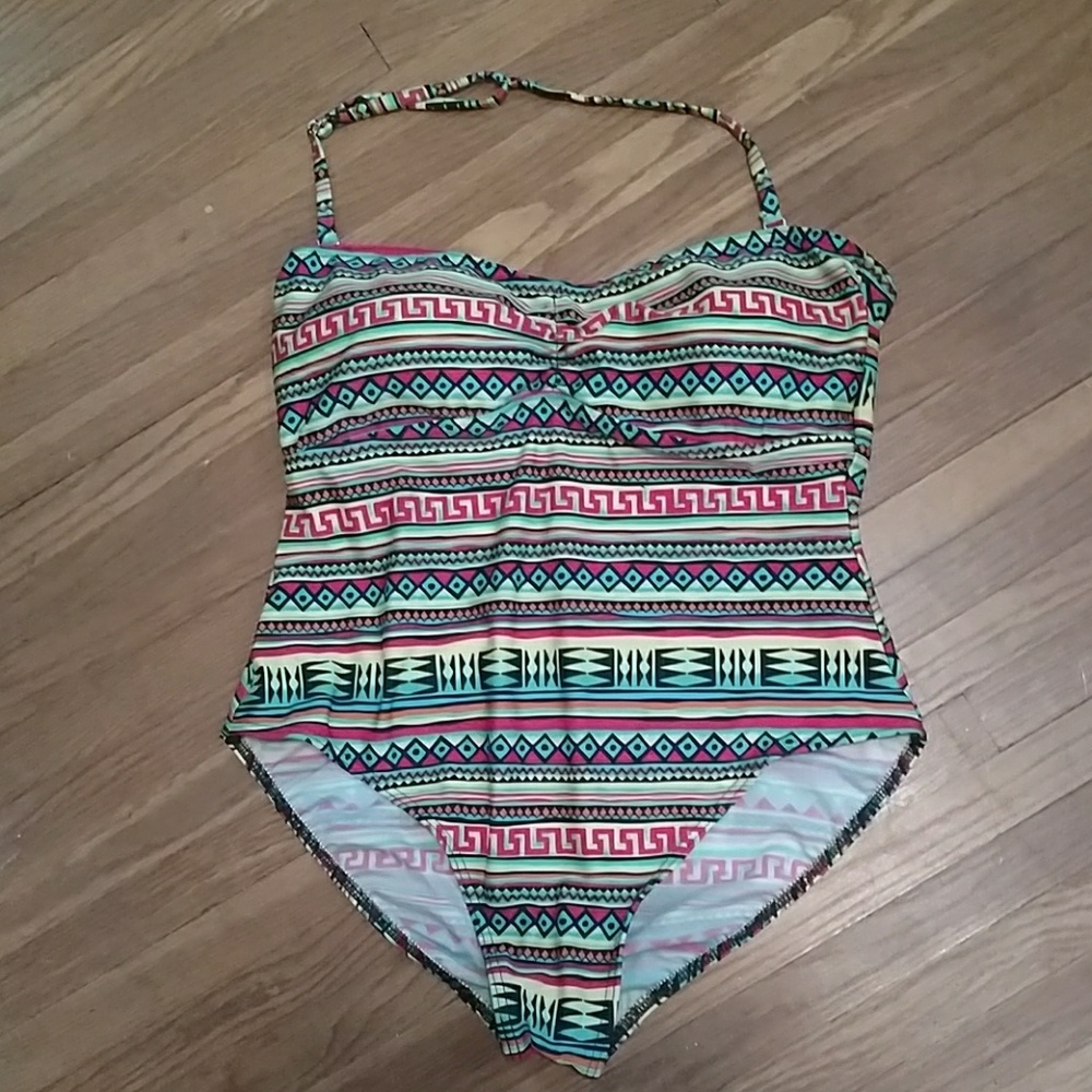 One Piece Tribal Swimsuit