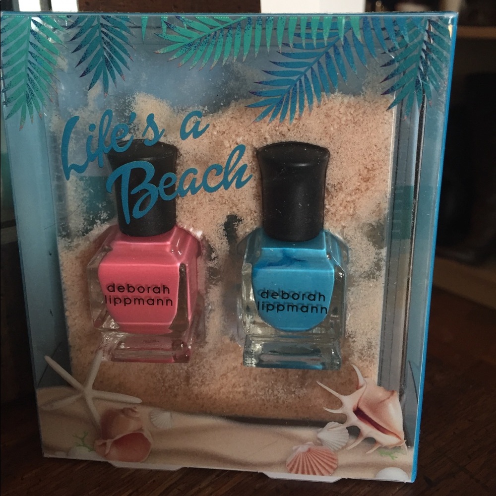 Deborah Lippmann's Life a Beach polish set.