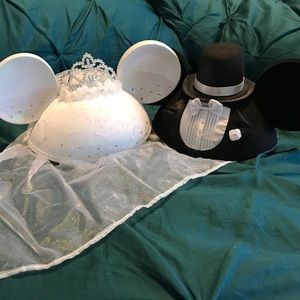 Brand New Minnie and Mickey Wedding Ears!
