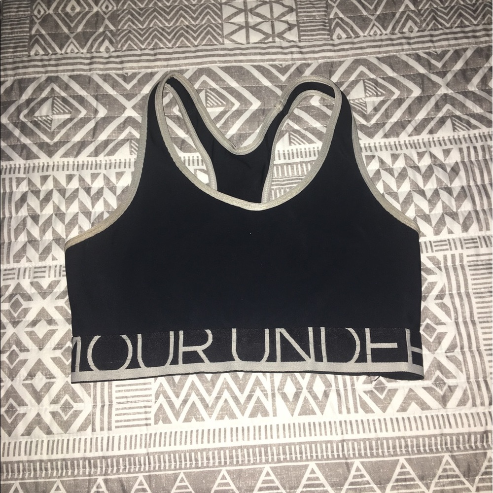 Black Under Armour sports bra