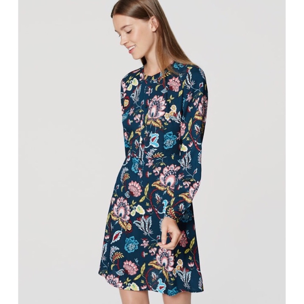 Loft Garden Floral Shirtdress
