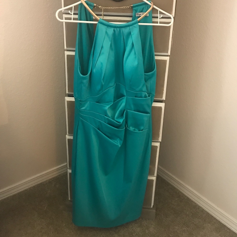 Teal dress