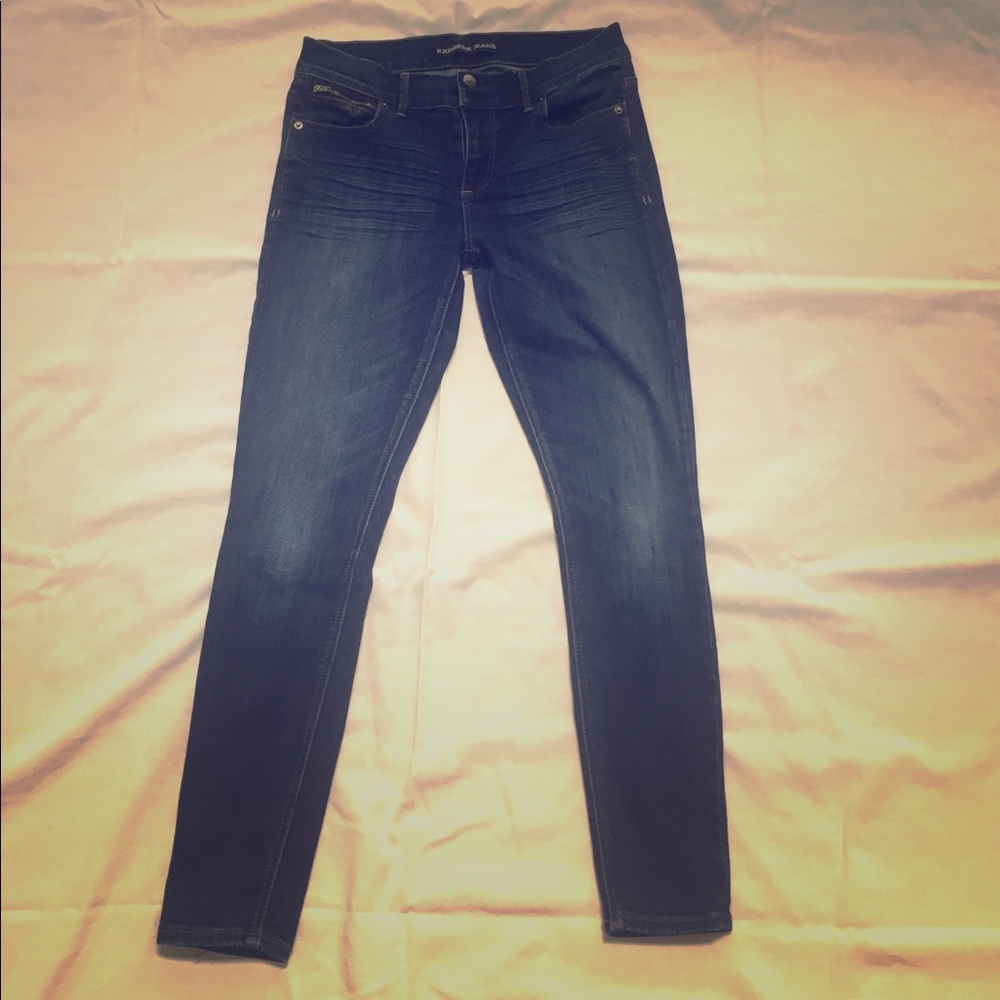 Express ankle leggings mid-rise size 6