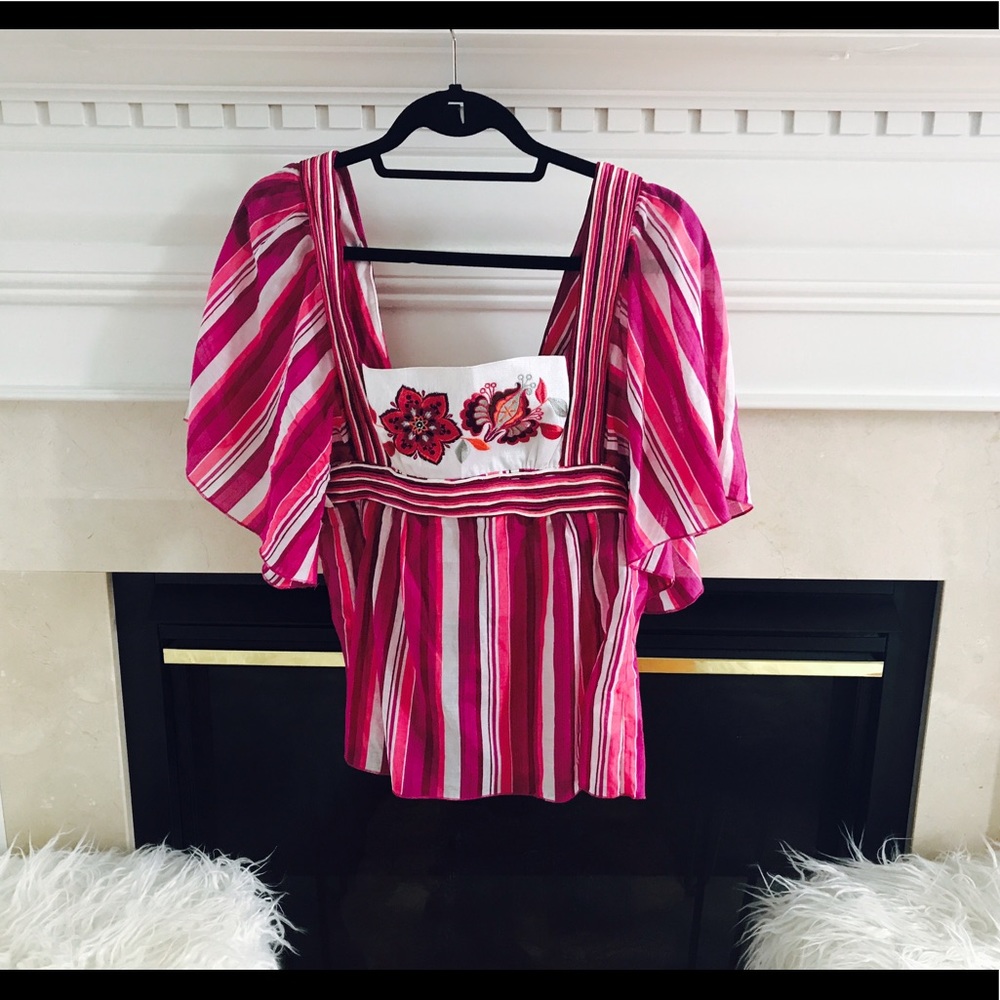 Bebe colorful top size xs