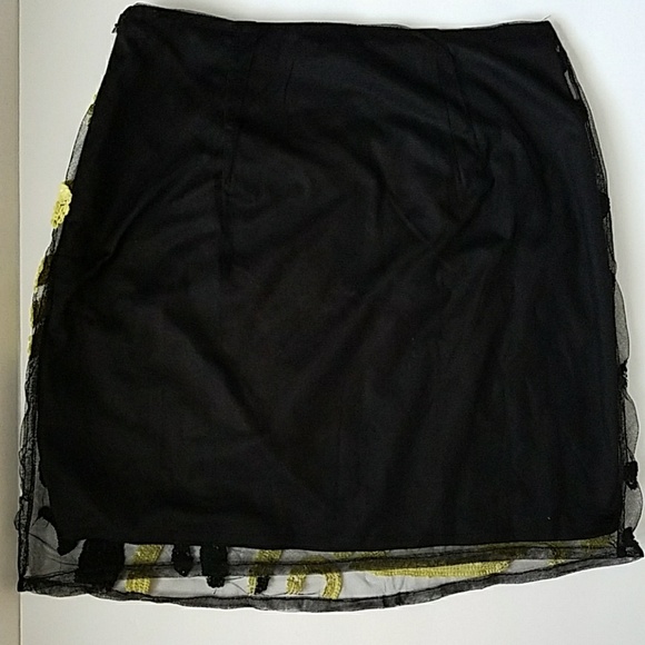 Leopard Squin Mini Skirt - Picture 4 of 4