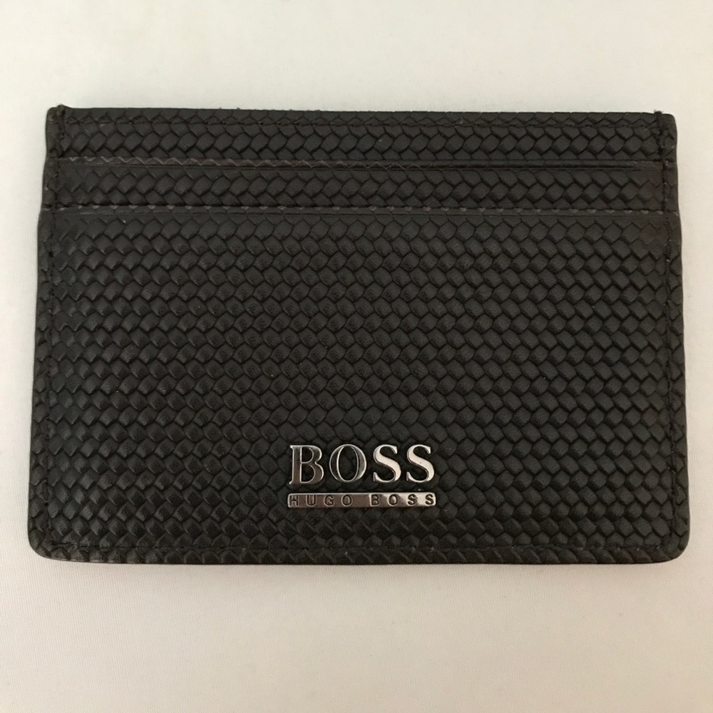 Dark Brown Hugo Boss Card Holder
