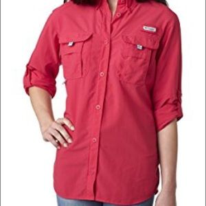 Women's Columbia PFG in Coral