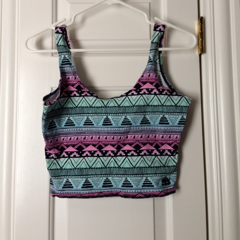 Pink Crop Top