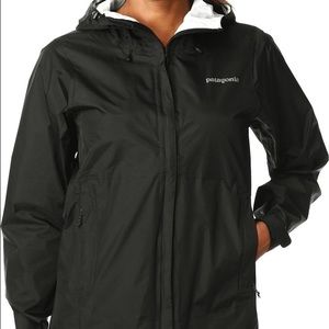 Patagonia Black Rain Coat