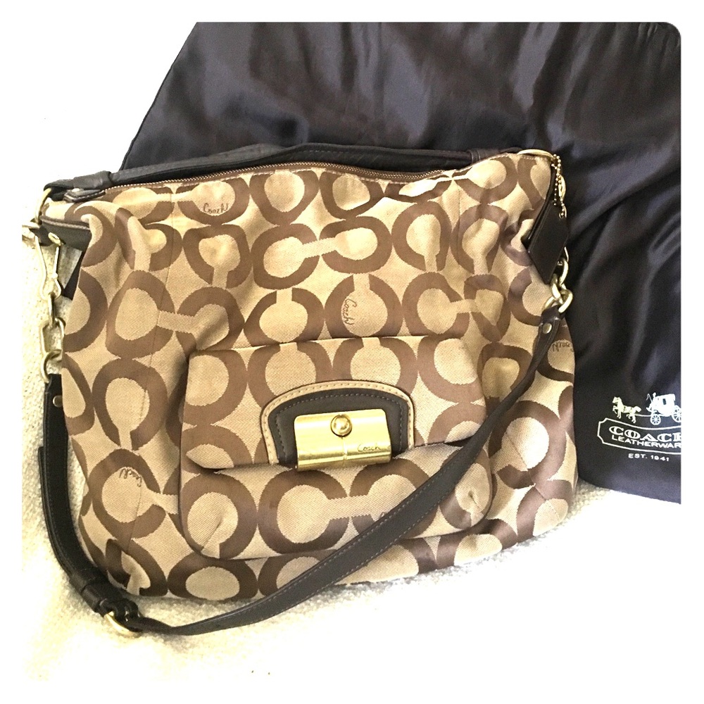 Coach Kristin Signature Hobo Crossbody