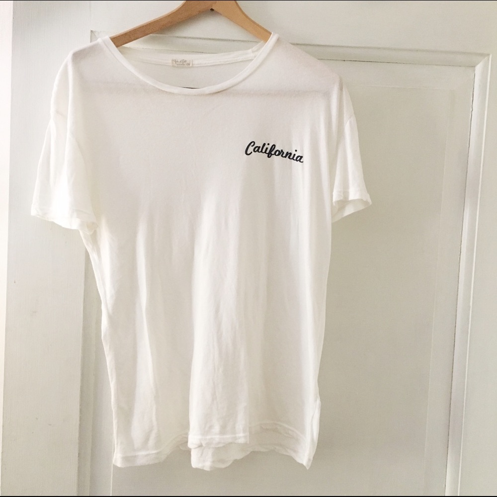 Brandy Melville California White T Shirt
