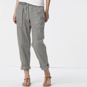 James Perse Light Green Cargo Pant Relaxed Fit