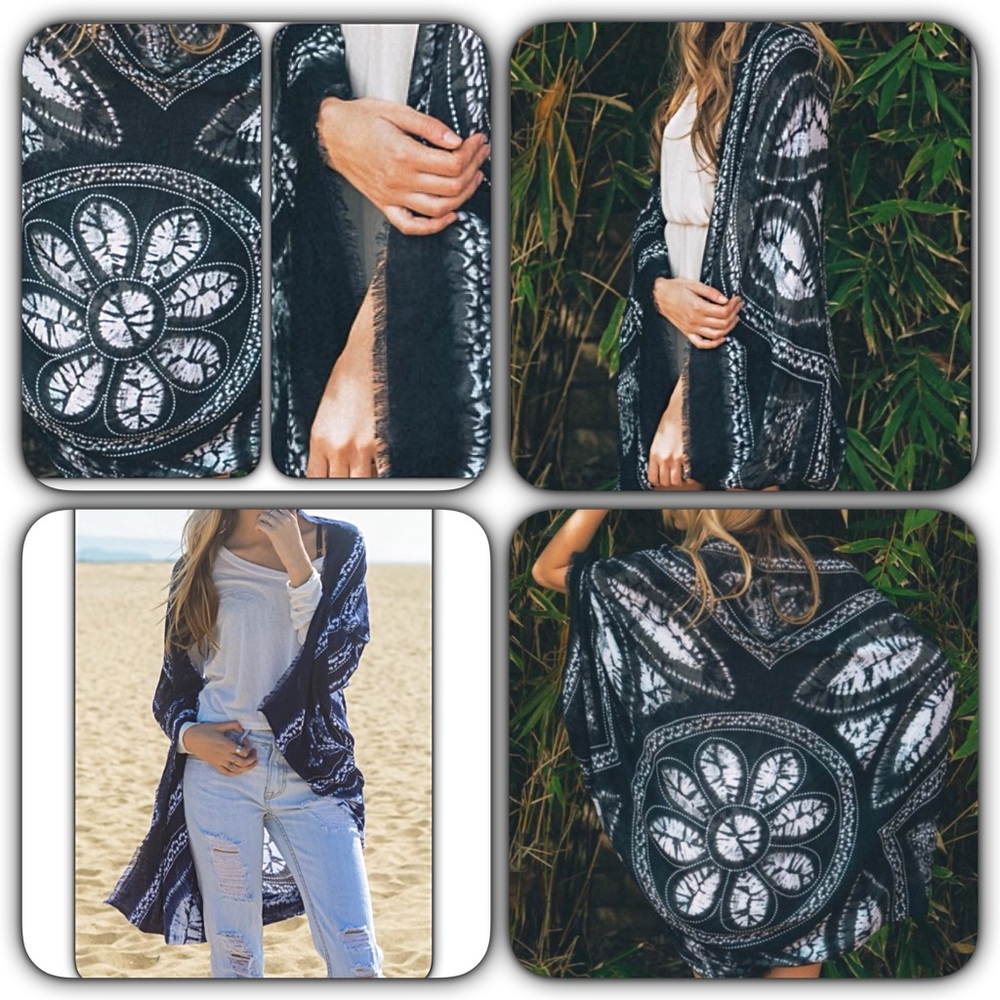 💥HOTSALE💥Boho Kimono Scarf Wrap Cover Up sold - Picture 7 of 7