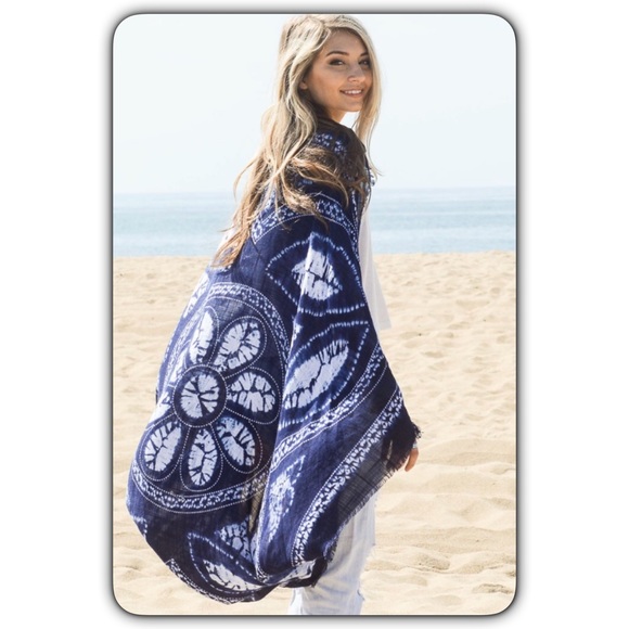 💥HOTSALE💥Boho Kimono Scarf Wrap Cover Up sold - Picture 4 of 7