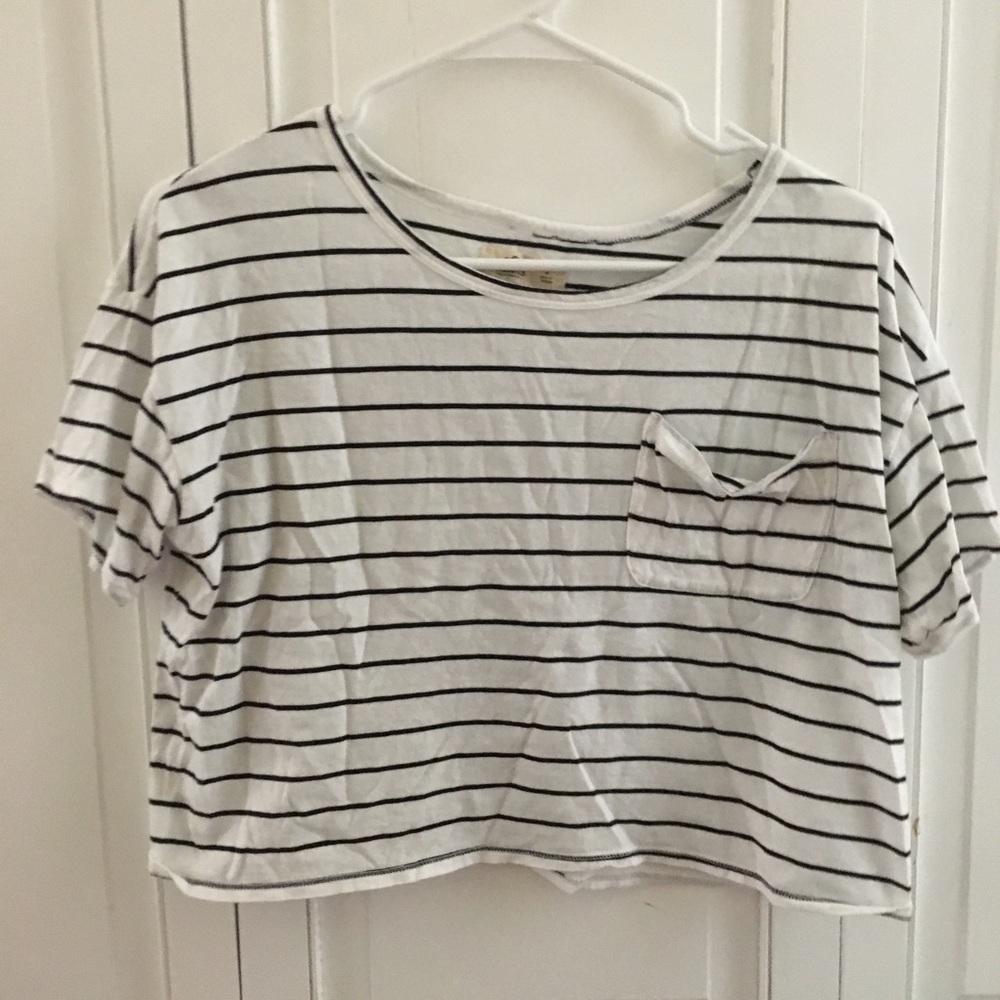 Striped Crop Top